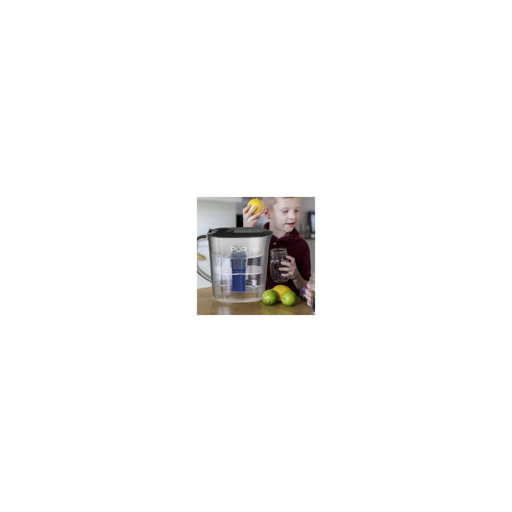 PLUS 11 Cup aqua Pitcher Filtration System Smoke PPT110BA