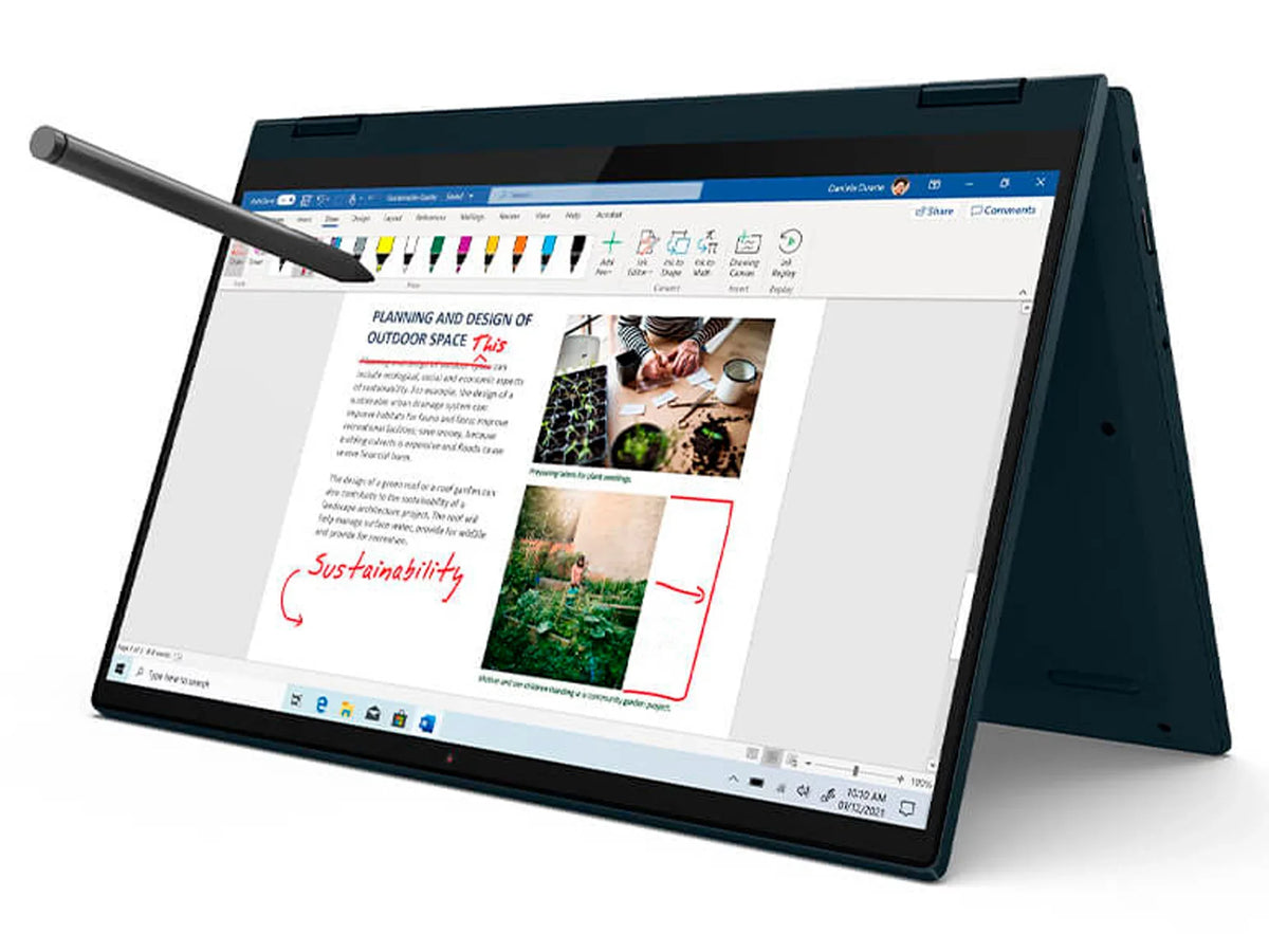IdeaPad Flex 5 2-in-1, 14" IPS FHD Touch Display,  Core i3-1115G4 Upto 4.1GHz, 8GB RAM, 256GB NVMe SSD, HDMI, Card Reader, Wi-Fi, Bluetooth, Windows 10 Home S (82HS00BVUS)