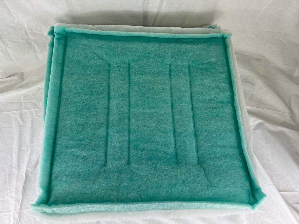 wioboy Paint Spray Booth Tacky Intake Filter Pad 20" x 20" (20 Pack), Series 55 (Internal Wire)