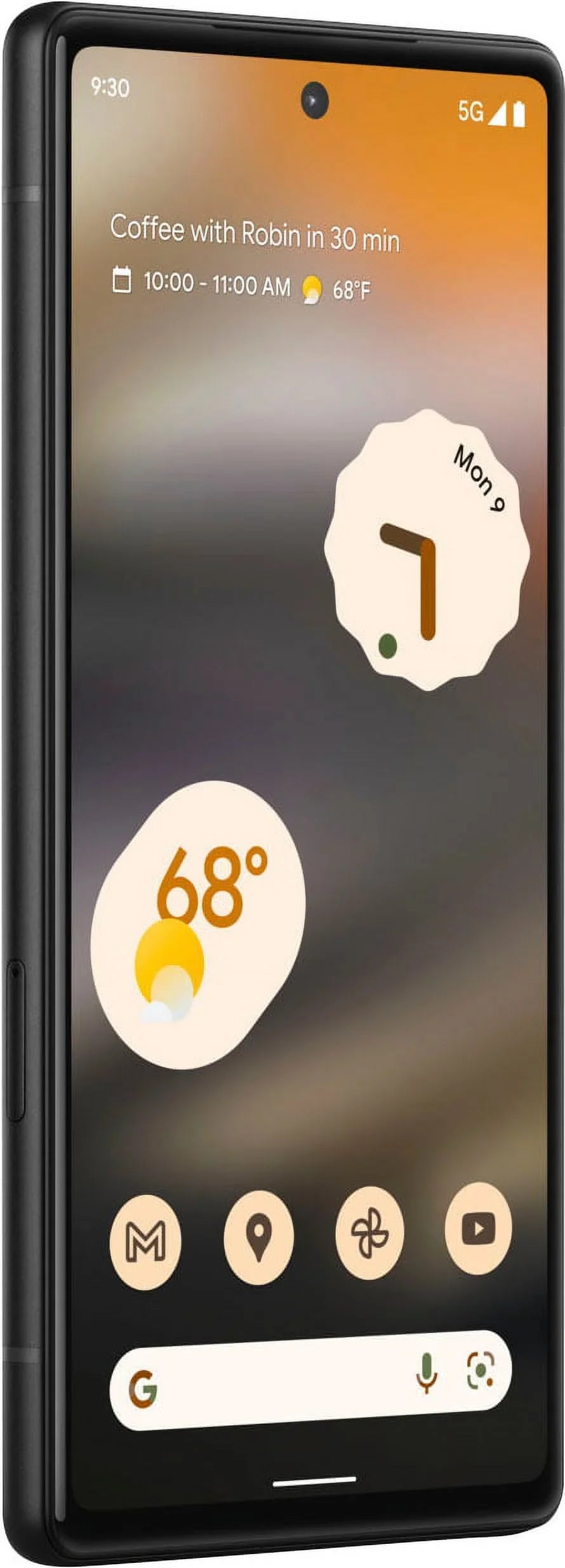 Restored Google Pixel 6a 128GB Charcoal (Unlocked) GA02998 (Refurbished)