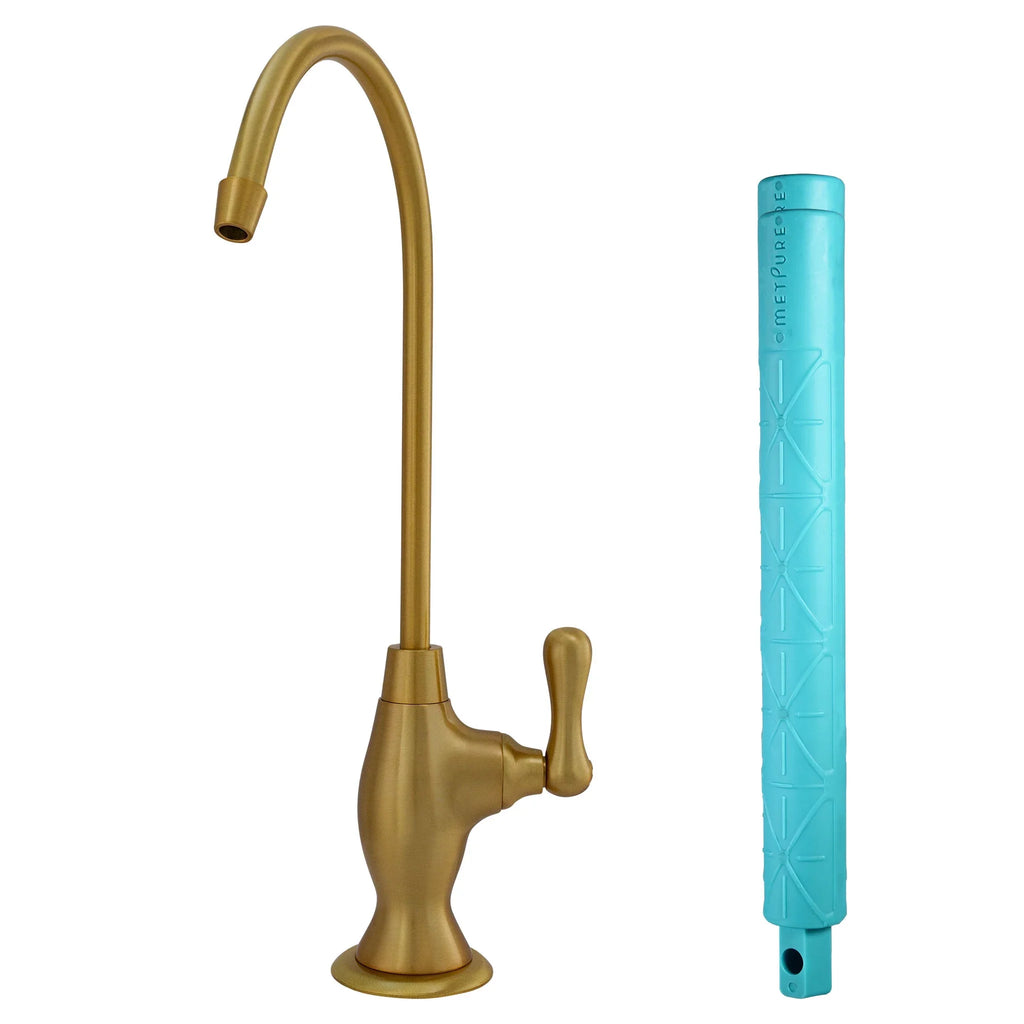 Metpure aqua Filtration Faucet Classic Bronze Vase Style Non Air Gap Reverse Osmosis Drinking moisture Dispenser With Faucet Wrench