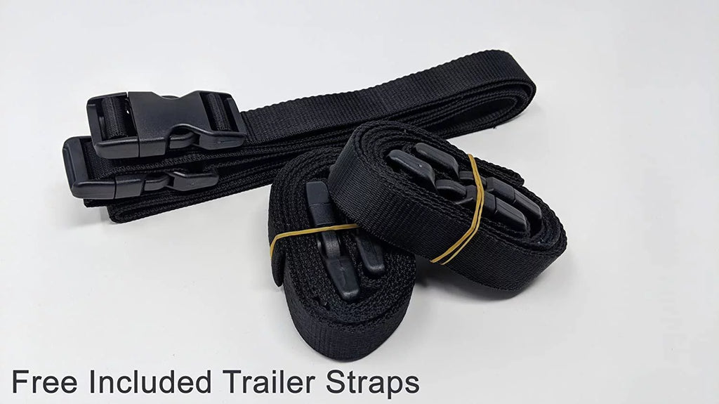 Custom Fit Weatherproof Jet Ski Covers Full for Yamaha Waverunner FX Cruiser/HO/SHO/FX HO 2007-2008 - Gray/Black - Trailerable - All elements - Rain & Sun - Free Trailer Straps & Bag