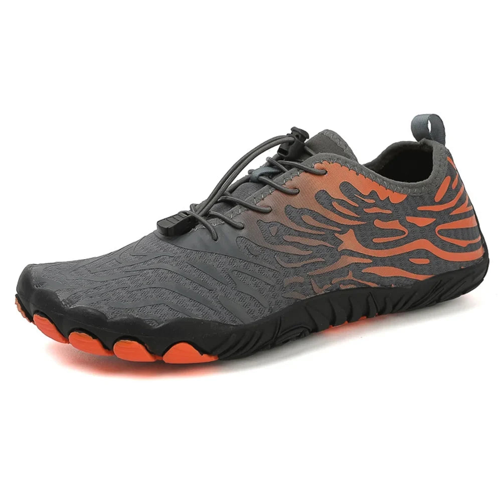SunyaMood Wading Shoes Barefoot Diving Shoes Anti Slip for aqua Activities (Grey 40)
