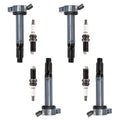 4 Ignition Coils and 4 Autolite Spark Plugs suitable with 2007-2019 Lexus ES300h ES350 LX570 UF487