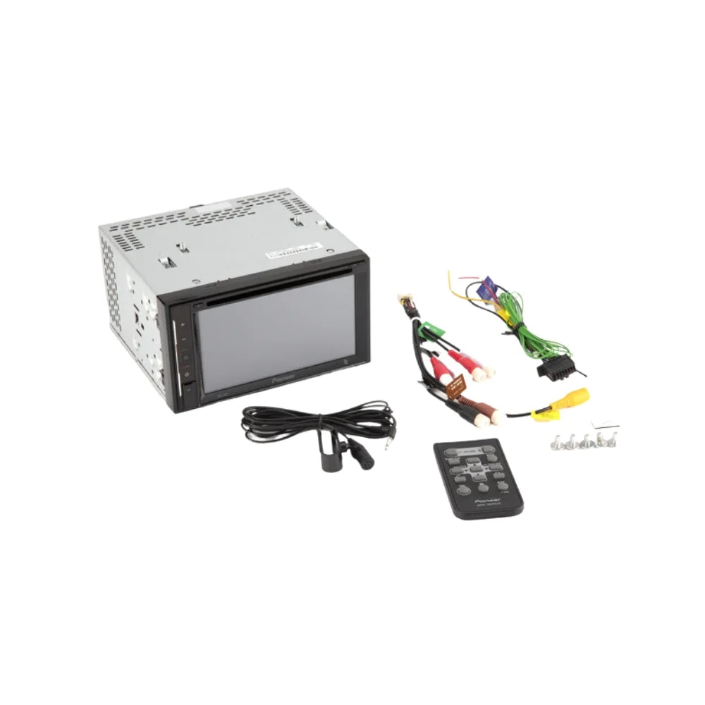 KIT4679 Bundle for 1995-1999 Chevrolet Suburban W/ Pioneer AVH-241EX Double DIN Car Stereo with Bluetooth/Backup Camera/Installation Kit/in-Dash DVD/CD AM/FM 6.2" Touchscreen Digital Media Receiver
