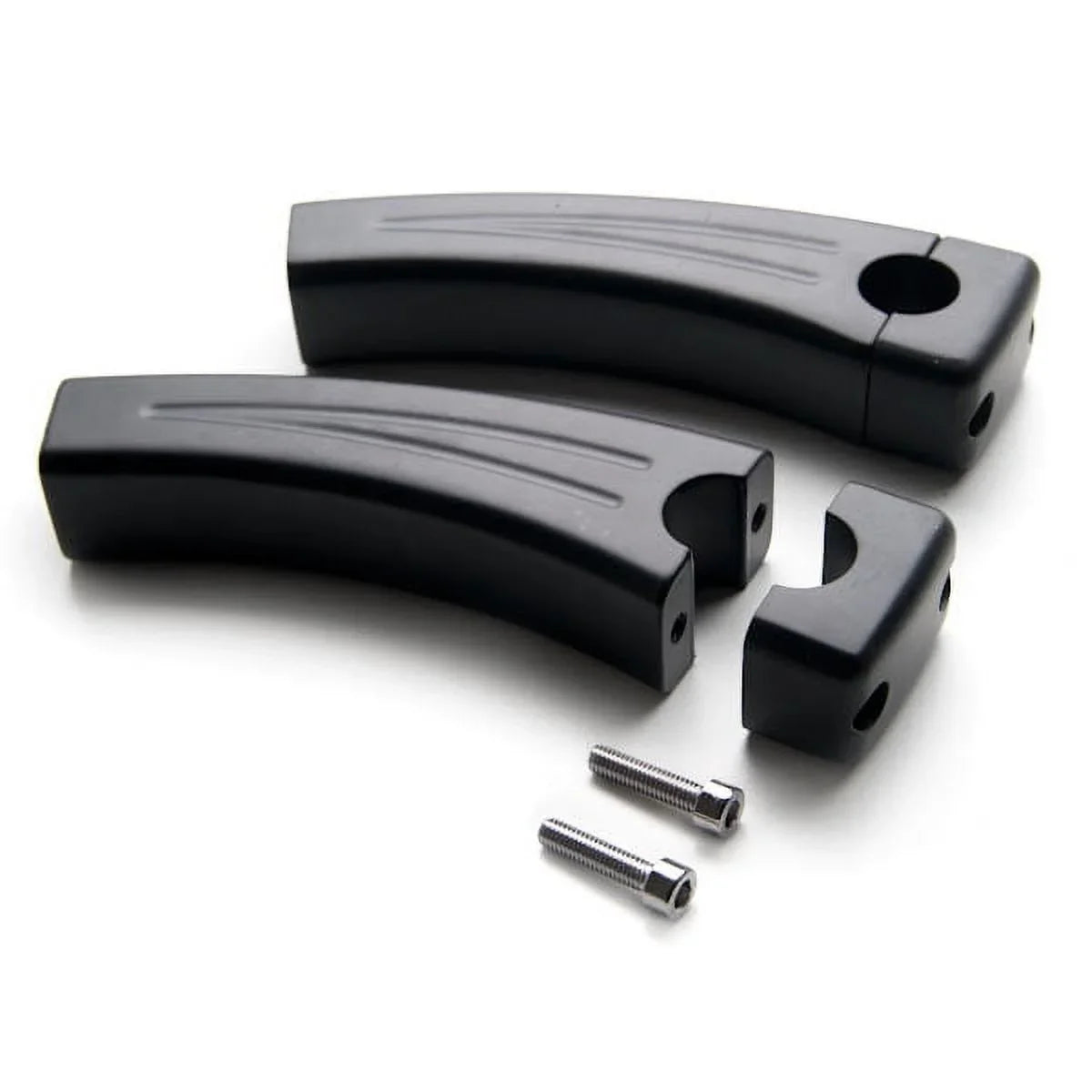 Krator 5.5" Black Bike Handlebar Pullback Risers 7/8" appropriate with Yamaha FZR 400 600 750 1000