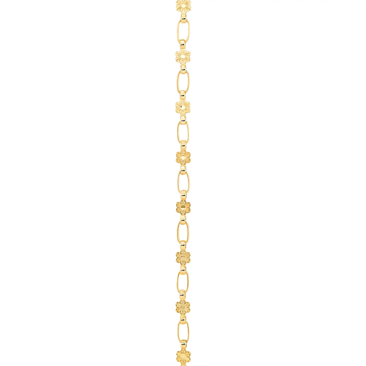 Kristen Kesho Sterling Silver, 18 Karat Gold-plated Butterfly Charm Bracelet for Kids 6"