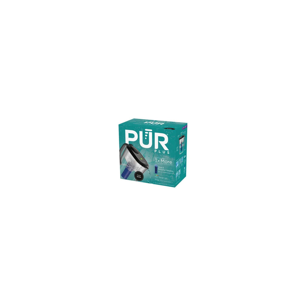 PLUS 11 Cup aqua Pitcher Filtration System Smoke PPT110BA