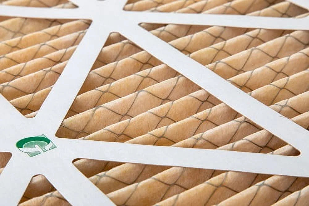 Actual Size: 14-1/2 x 19-1/2 x 1-3/4. 3 Pack of 15x20x2 MERV 11 Pleated 2" Inch Air Filters by Glasfloss