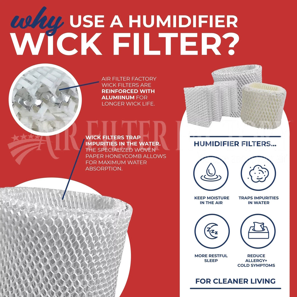 4-Pack appropriate with Honeywell HCM631, HCM635, HCM645, HCM650, HCM300T, HCM315T, HCM350 by Air Filter Factory