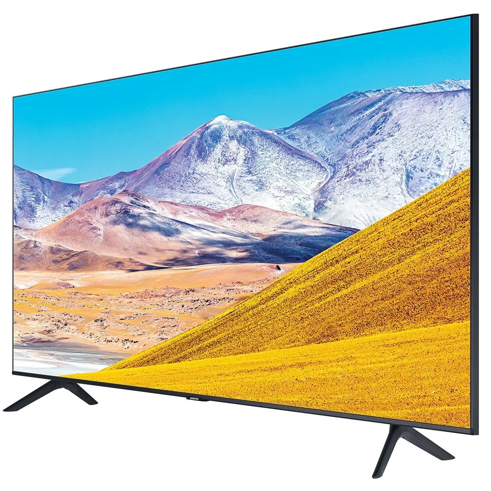 UN65TU8000 65-inch 4K UHD Smart LED TV (2020) Bundle with Deco Gear 60W Soundbar & Subwoofer, Wall Mount, Surge Adapter, Screen Cleaner and TV Digital Essentials (65TU8000 65 Inch TV 65" TV)