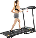 SKOK Treadmill 300 LBS Capacity with Incline, Folding Treadmill for Home Max 2.5  Electric Treadmill for Running and Walking Jogging Exercise with LED Display, 12 Preset Programs Running Machine
