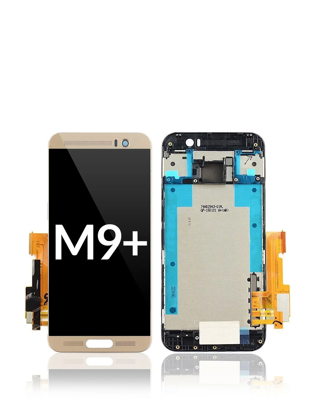 Replacement LCD Assembly With Frame matching For HTC M9 Plus (Gold)