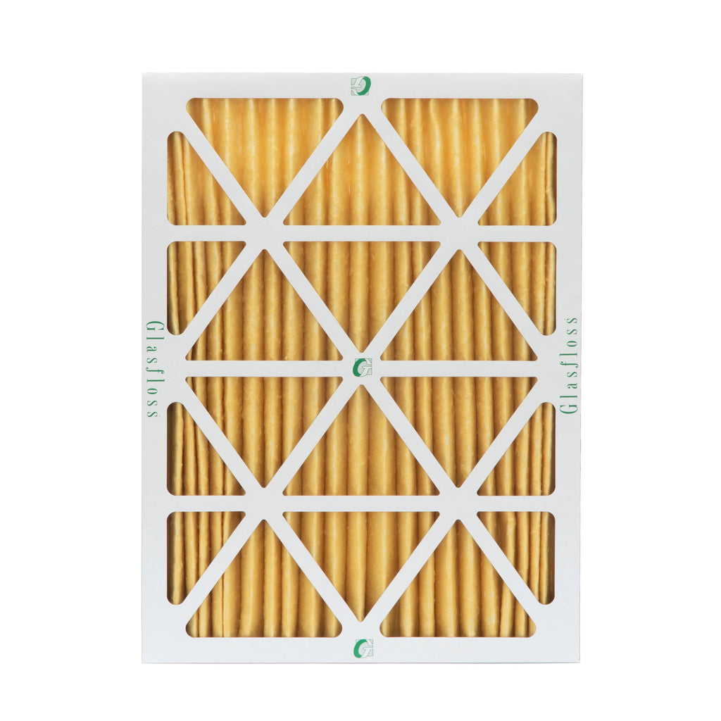 Actual Size: 14-1/2 x 19-1/2 x 1-3/4. 3 Pack of 15x20x2 MERV 11 Pleated 2" Inch Air Filters by Glasfloss