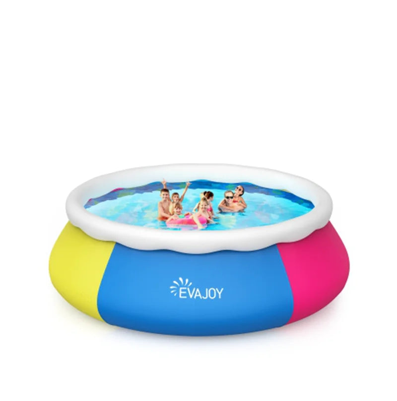 15ft *35in Inflatable Swimming Pool Include Filter Pump, Ground Cloth and wrap
