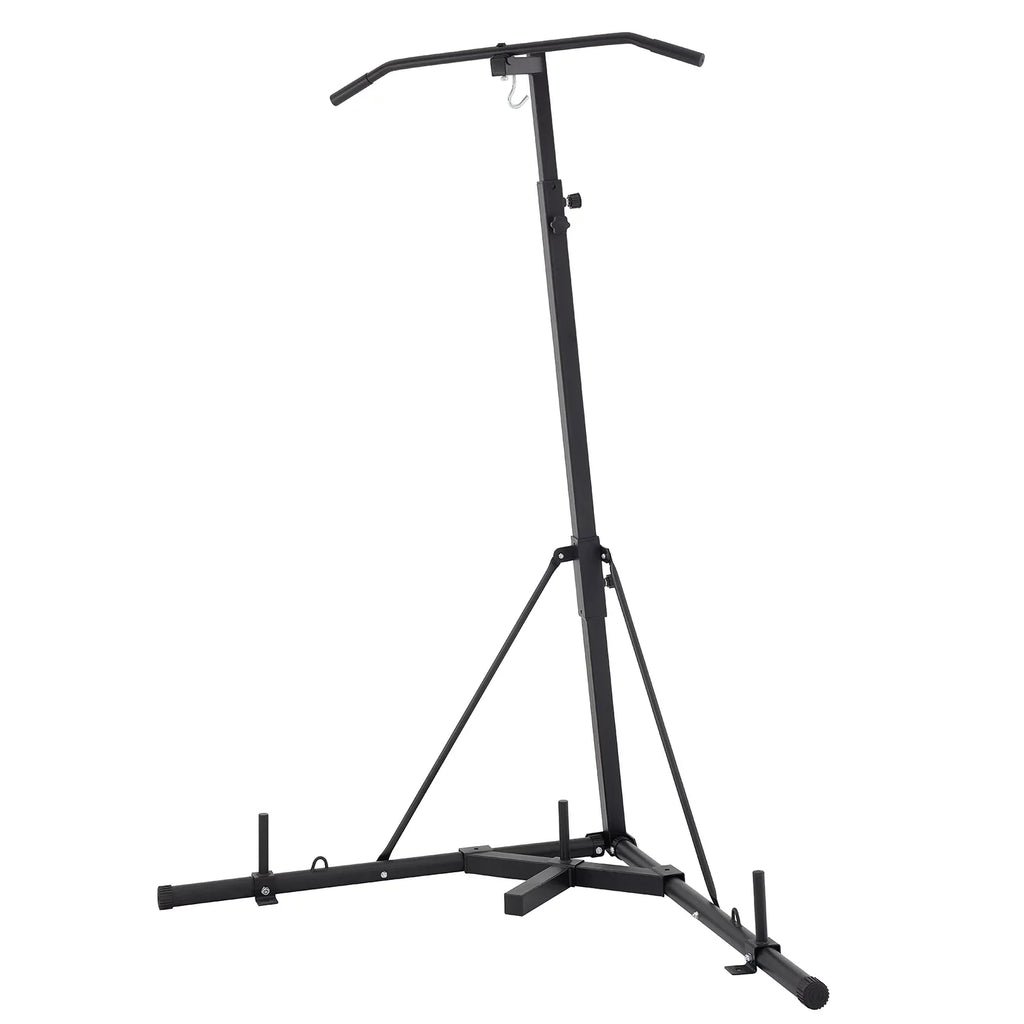 BENTISM Free Standing Foldable Boxing Bag & Chin Pull Up Bar Stand Punching Bracket