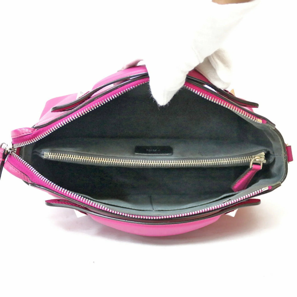 Pre-Owned Fendi Visaway Shoulder Bag Leather Pink Women's FENDI (Fair)