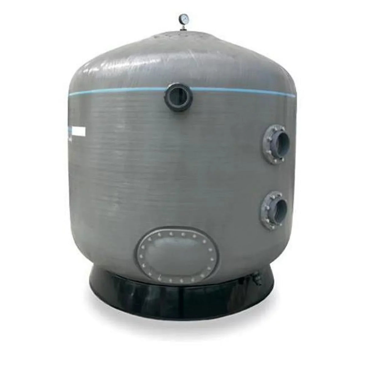 Bulkhead Connections. 58 PSI SMDD600 Micron Commercial Vertical Sand Filter with 2 in. Waterco  24 in