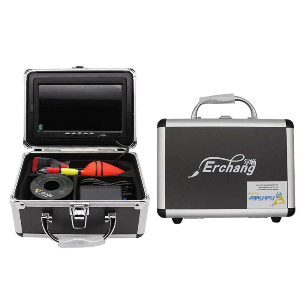 Erchang Portable Video Fish Finder for Lake Sea Fishing 7 Inch DVR Underwater Fishing Camera