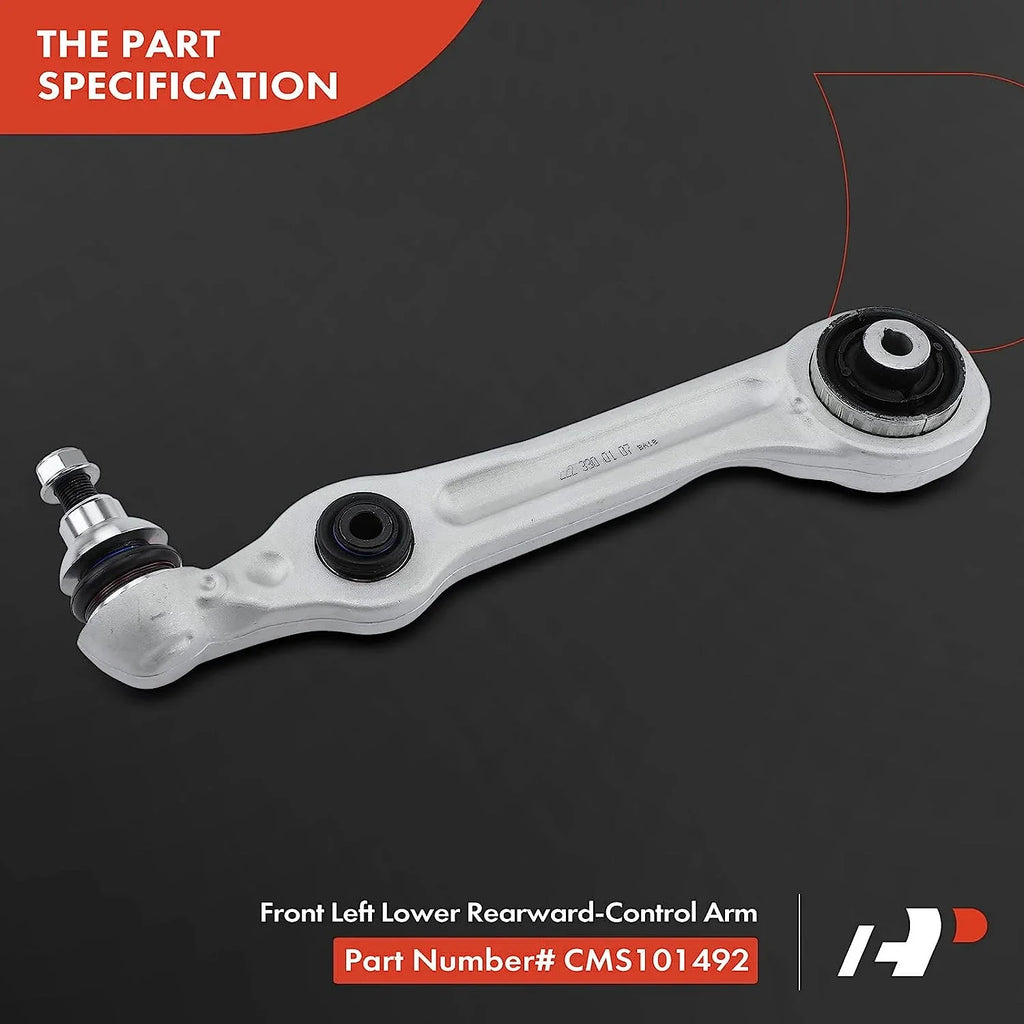 A-Premium Front Left Rearward Lower Control Arm, with Ball Joint & Bushing, matching with Mercedes-Benz S450 2018-2019, S550 2014-2017, S550e 2015-2017, S560 2018-2019, S63 AMG 2015-2017