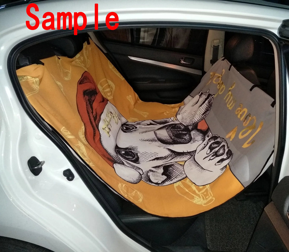 GCKG "PIN UP GIRL-COME ON IN" Pet Car Seat shield Dog Car Seat Mat Hammock Cargo Mat Trunk Mat For Cars Trucks and SUV 54x60 inches