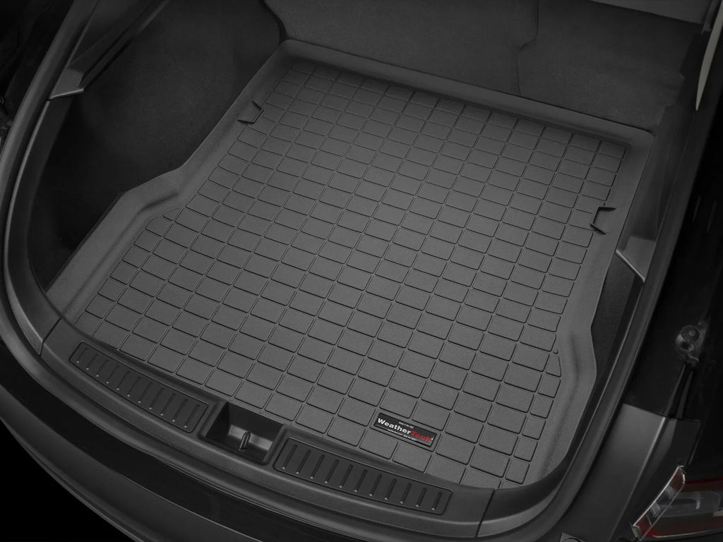 WeatherTech Cargo Trunk Liner with Bumper Protector appropriate with  Edge, Edge ST - Behind 2nd Row Seating With Bumper Protector, Black