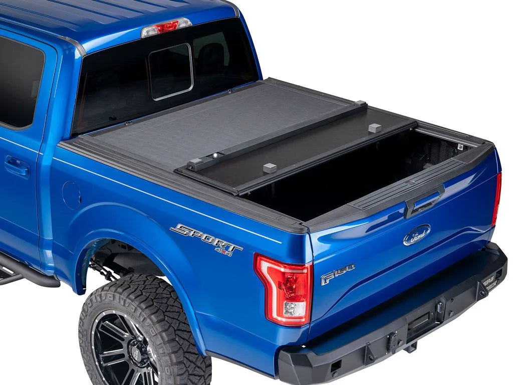 Extang by RealTruck Xceed Hard Folding Truck Bed Tonneau protector | 85465 | matching with 2007 - 2021  Tundra w/o rail system 6' 7" Bed (78.7")