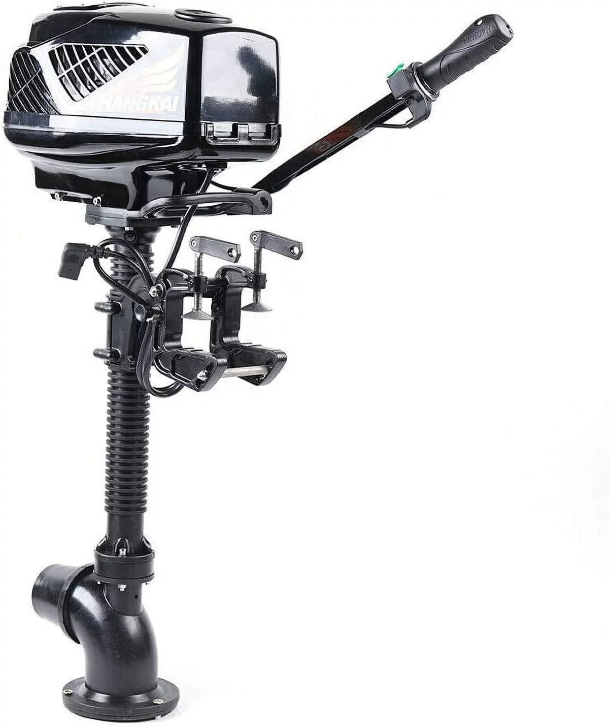 MONIPA 4HP 48V 1000W Electric Outboard Motor Inflatable Fishing craft Engine Jet Pump Outboard Motor Rubber Tiller Control Brushless Outboard Motor