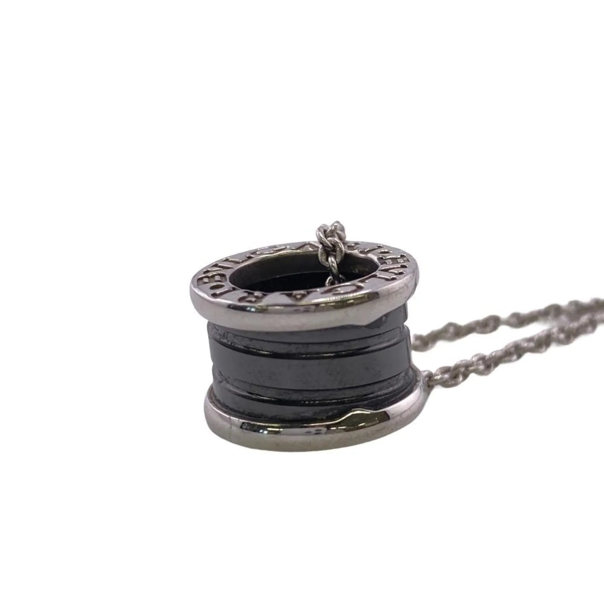 Zero One 925 Save the Children Charity Necklace Black Men's Women's Z0005229 (Fair). Pre-Owned BVLGARI B