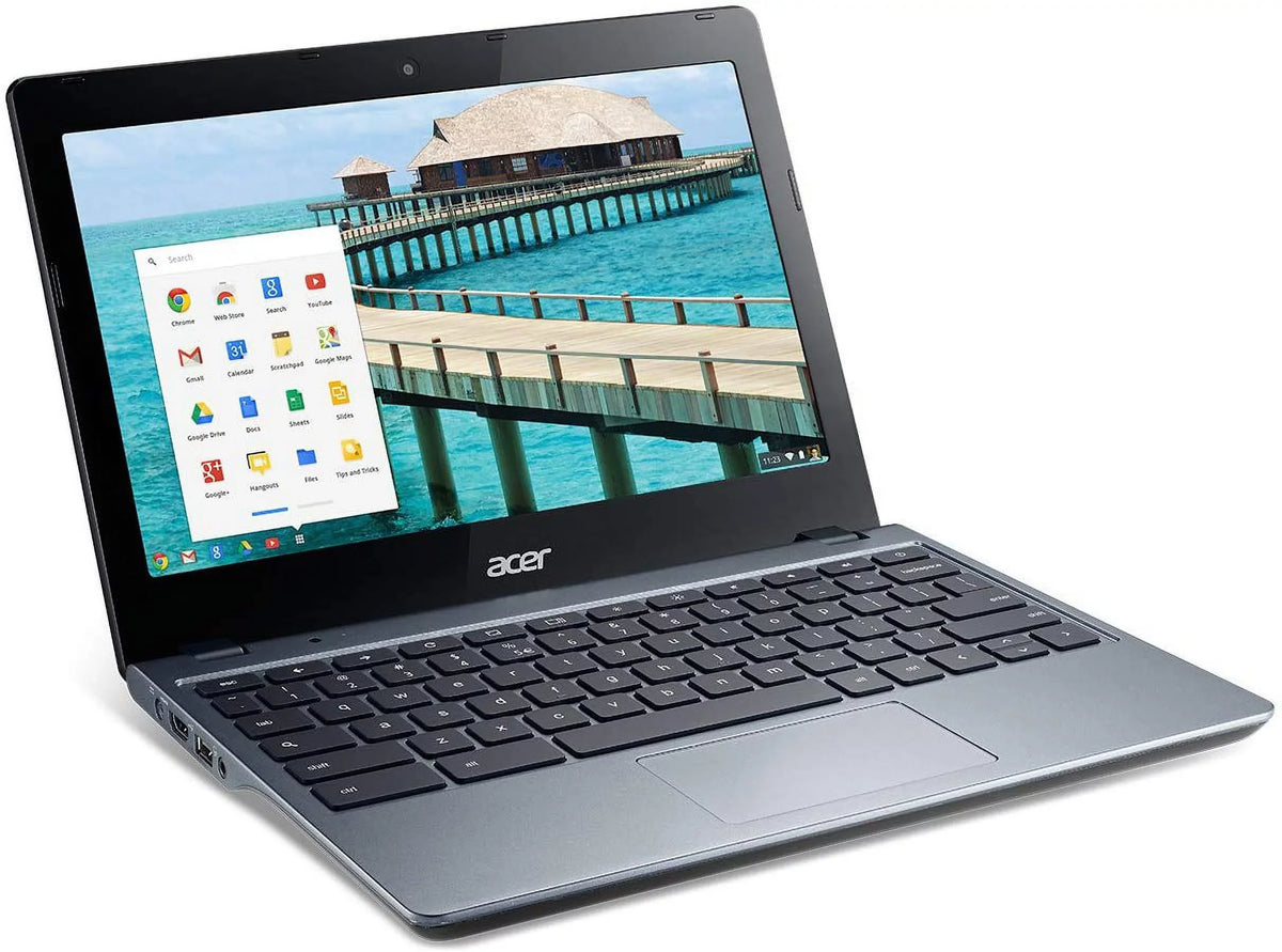 Restored  chromebook C720-2802 Laptop Computer, 1.40 GHz  Celeron, 2GB DDR3 RAM, 16GB SSD Hard Drive, Chrome, 11" Screen (Refurbished)