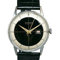 Pre-Owned Junghans 15JEWELS External Belt Watch Manual Winding Black White Dial Stainless Steel Ladies JUNGHANS (Good)