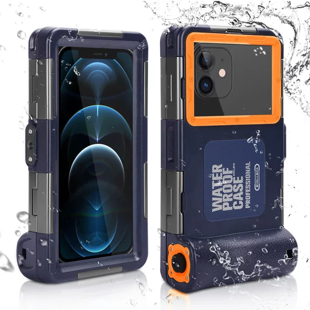 UrbanX Professional [15m/50ft] Swimming Diving Surfing Snorkeling Photo Video Waterproof Protective Case Underwater Housing for Oppo A53s And all Phones Up to 6.9 Inch LCD with Lanyard