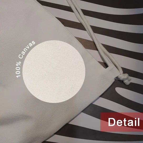 Small Like Burning Art Deco Fashion Backpack Canvas Drawstring Reusable Mesh Shopping Bag
