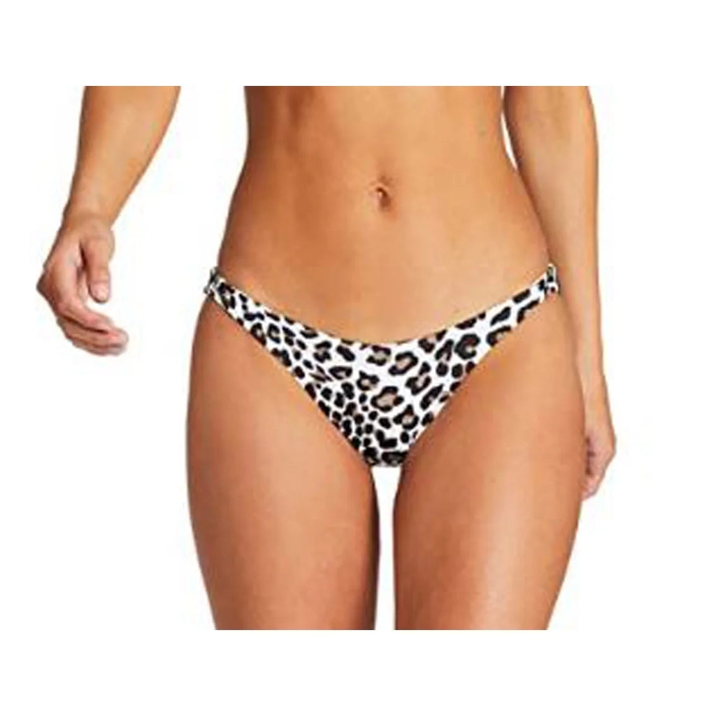 Vitamin A Women's Luciana Leopard Classic Hipster Bikini Bottom, Savanna, XS/4