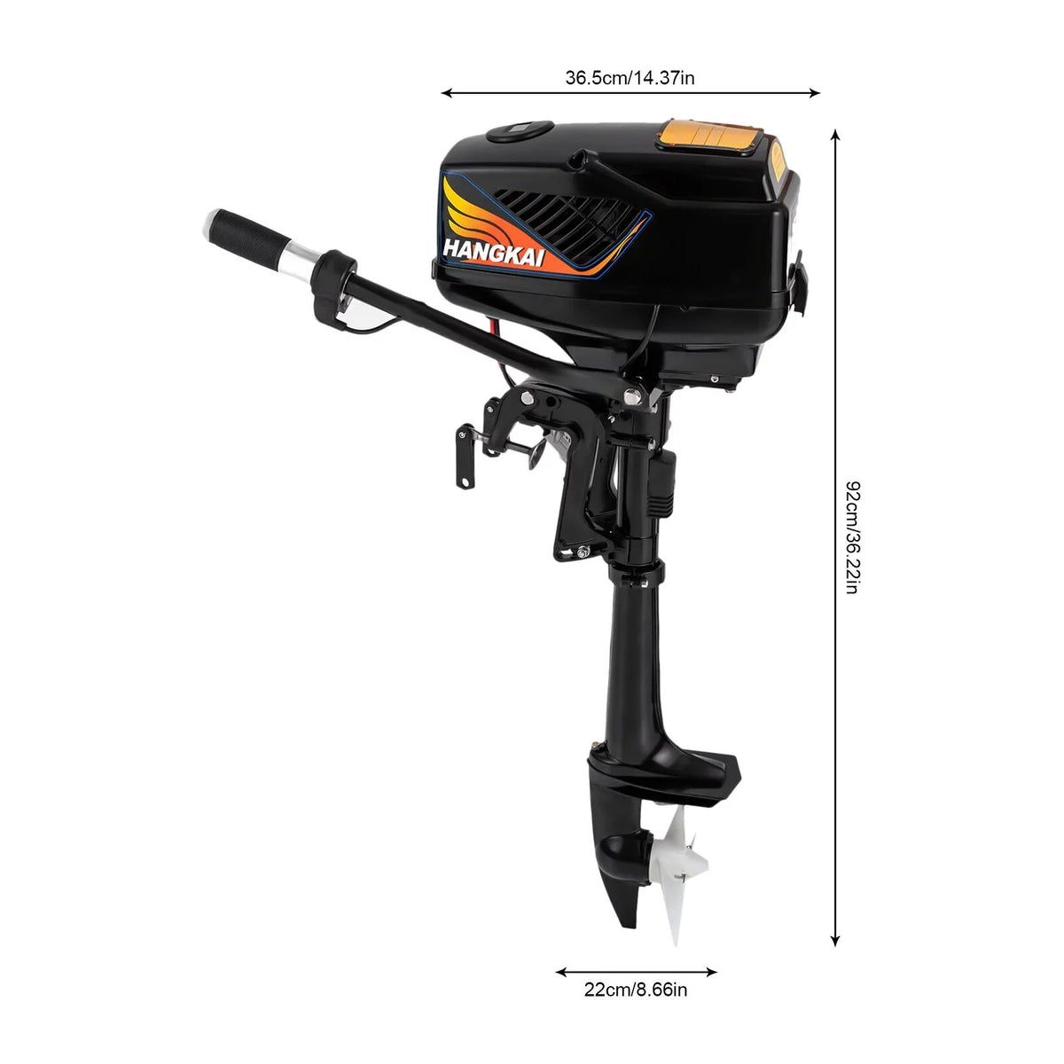 48V Short Shaft Electric Outboard Motor 5.0HP Fishing vessel Trolling Engine
