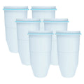 6 Pack AQUACREST ZR-017 Replacement for ZeroWater® ZR-017 Pitcher aqua Filter