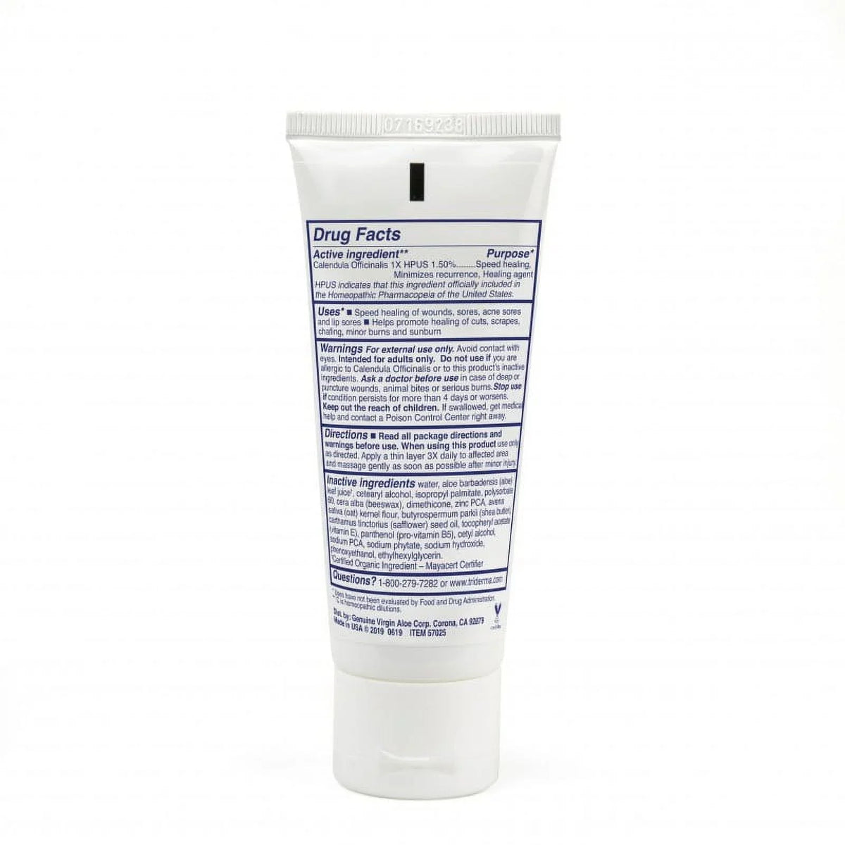 '- 57025 [2 packs ]. TriDerma Ulcer Defense Healing Cream 2.2 oz