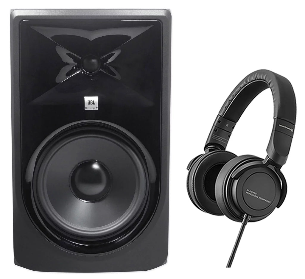JBL 308P MkII 8" Powered Studio Monitor + Beyerdynamic DT 240 Pro Headphones