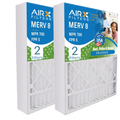 16x20x5 Air Filter MERV 8 Comparable to MPR 700 & FPR 5 suitable with Honeywell FC100A1003 Premium USA Made 16x20x5 Furnace Filter 2 Pack by AIRX FILTERS WICKED CLEAN AIR.