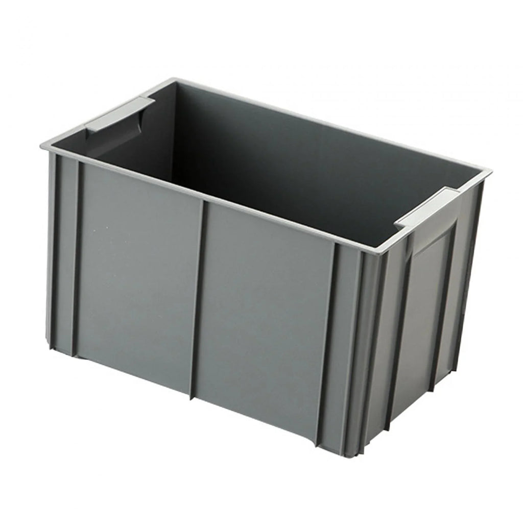 Storage Box Storage Bin Durable Multipurpose Organizer Space Saving Stackable Storage Container for RV Travel Desktop Fishing Gray 28.5x18x17cm