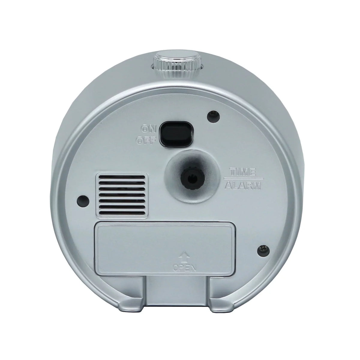 Seiko Mai Beep Alarm Clock, White, Analog, Quartz, QHE184JLH