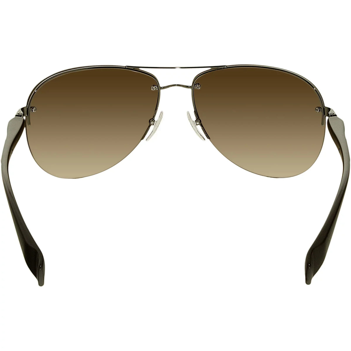 Prada Men's Gradient Linea Rossa PS56MS-5AV6S1-65 Brown Aviator Sunglasses