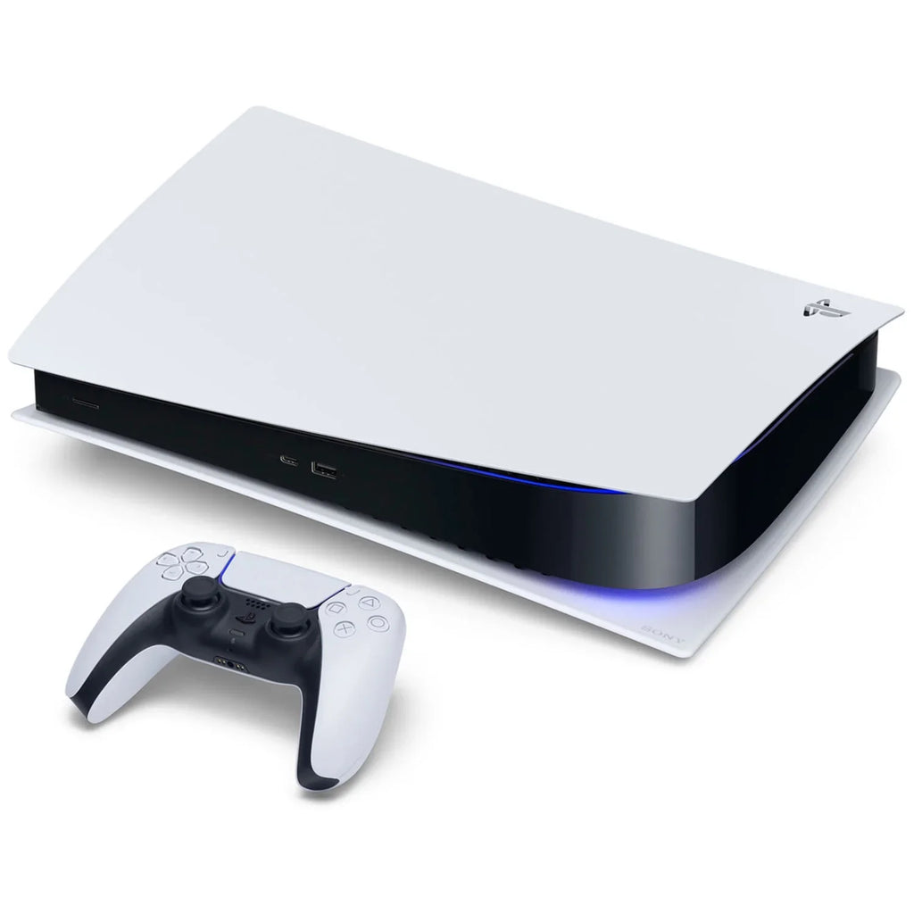 Playstation 5 Digital Horizon Forbidden West Bundle with Extra Purple Controller with 2 Pack Surge Battery Pack & Charge Cable