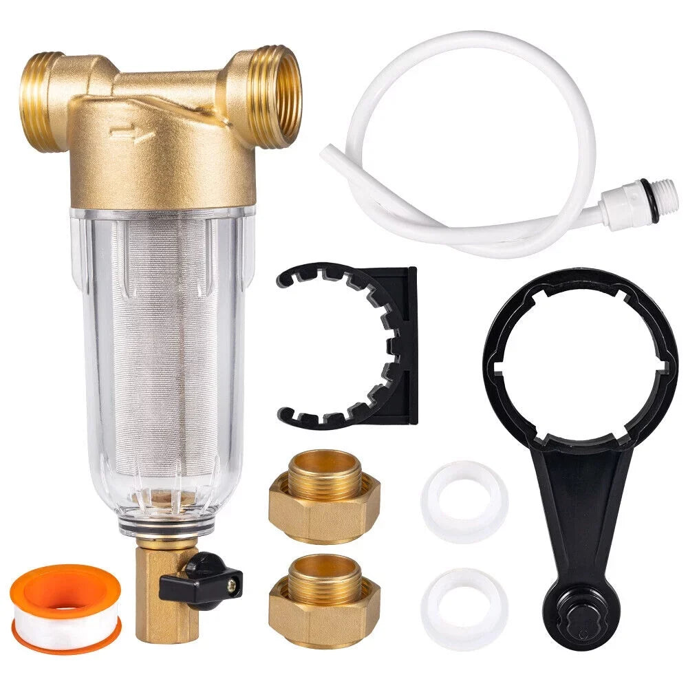 2X moisture Pre-Filter System/whole House Spin Down Sediment moisture Filter 50 Micron
