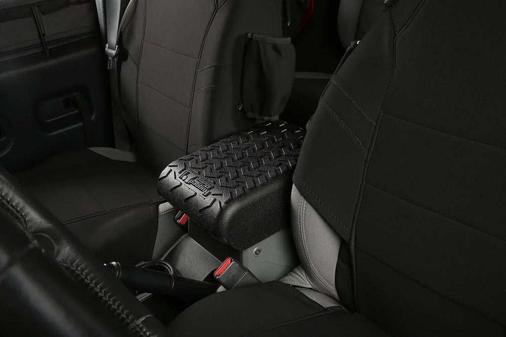 Rugged Ridge 13107.40 Center Console shield, Black; 07-10 Jeep Wrangler JK