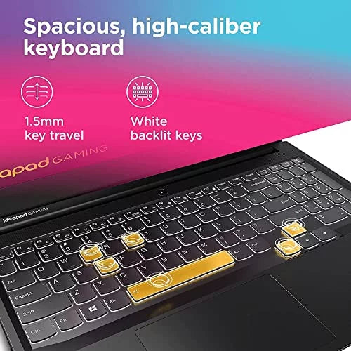 IdeaPad Gaming 3 15.6" FHD 120Hz Gaming Laptop, AMD Ryzen 5-5600H, 32GB RAM 1TB SSD, RTX 3050 Ti 4GB GDDR6, Backlit Keyboard, Bluetooth, Webcam, WiFi, Windows 11, Shadow Black