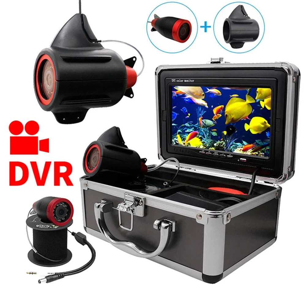 Erchang Portable Video Fish Finder for Lake Sea Fishing 7 Inch DVR Underwater Fishing Camera